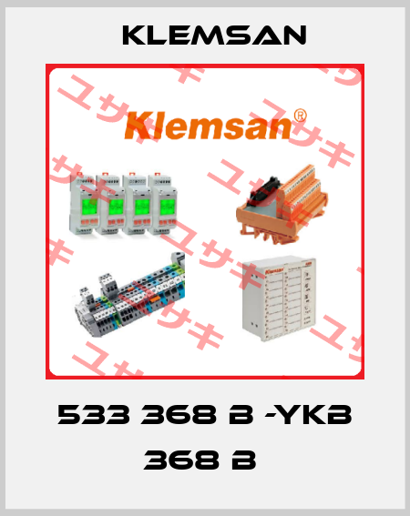 533 368 B -YKB 368 B  Klemsan