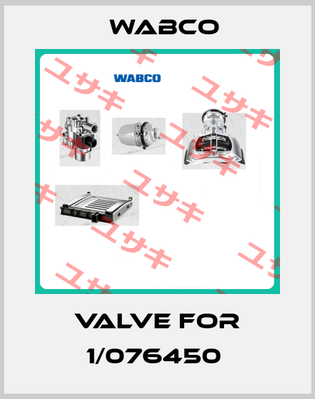 Valve for 1/076450  Wabco