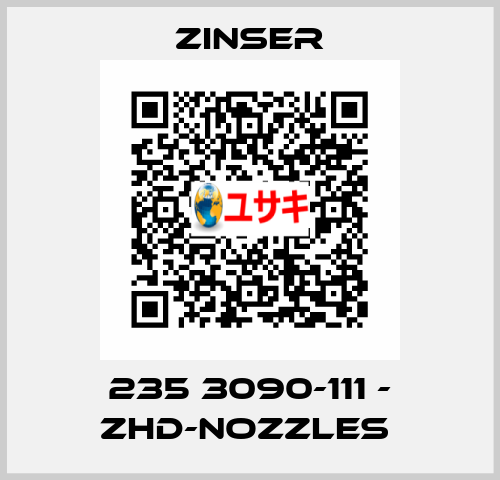 235 3090-111 - ZHD-nozzles  Zinser