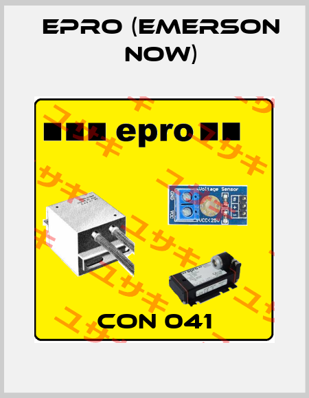 Con 041 Epro (Emerson now)