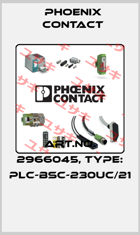 Art.No. 2966045, Type: PLC-BSC-230UC/21  Phoenix Contact
