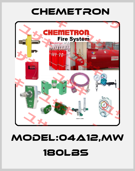 MODEL:04A12,MW 180LBS  Chemetron