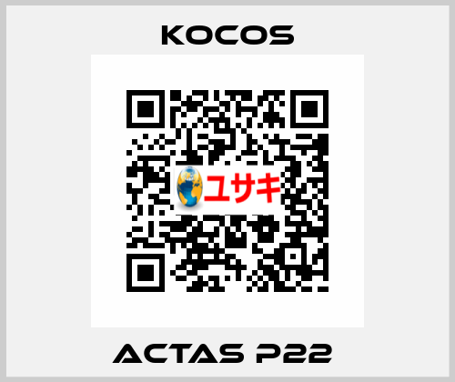 ACTAS P22  KoCoS