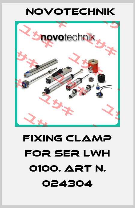 Fixing clamp for SER LWH 0100. Art N. 024304 Novotechnik