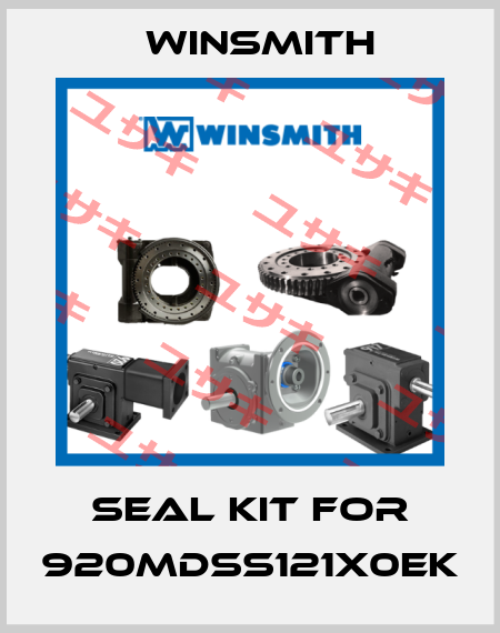 Seal kit for 920MDSS121X0EK Winsmith