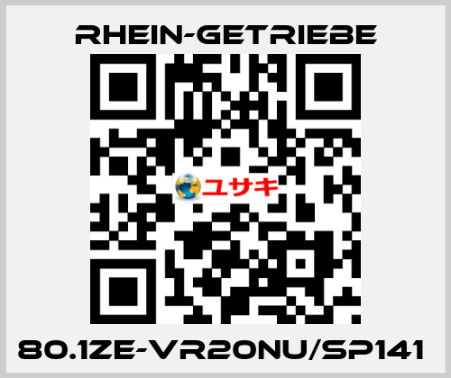 80.1ZE-VR20NU/SP141  Rhein-Getriebe