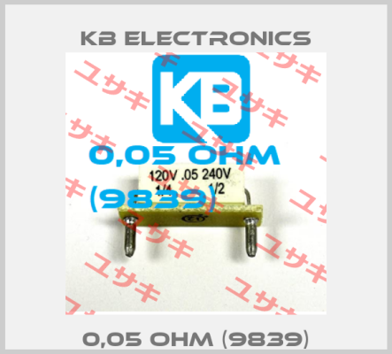 0,05 oHM (9839) KB Electronics