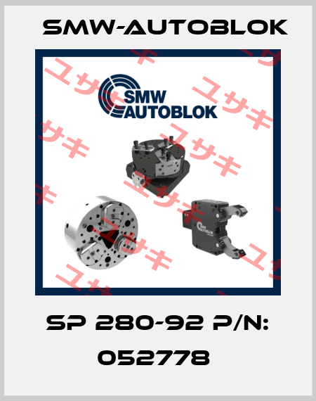 SP 280-92 P/N: 052778  Smw-Autoblok