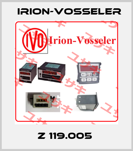 Z 119.005  Irion-Vosseler