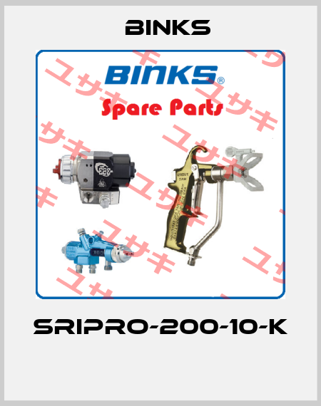 SRIPRO-200-10-K  Binks