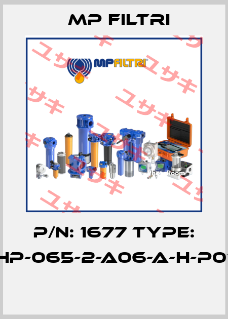 P/N: 1677 Type: HP-065-2-A06-A-H-P01  MP Filtri