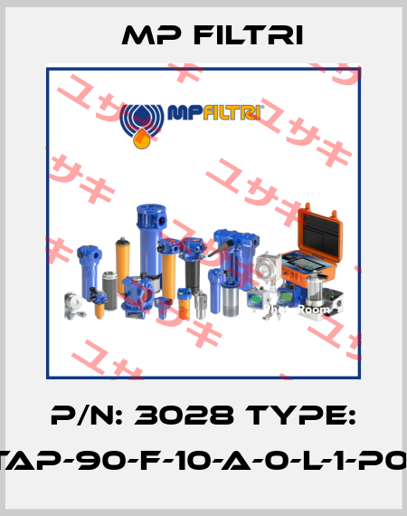 P/N: 3028 Type: TAP-90-F-10-A-0-L-1-P01 MP Filtri