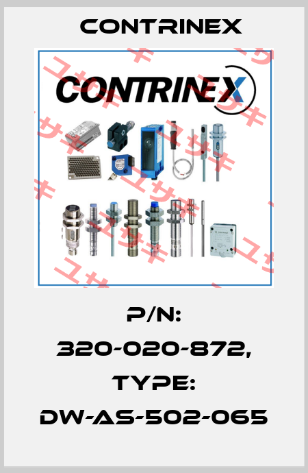 p/n: 320-020-872, Type: DW-AS-502-065 Contrinex