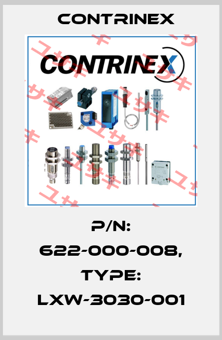 p/n: 622-000-008, Type: LXW-3030-001 Contrinex