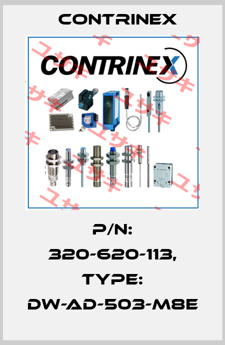 p/n: 320-620-113, Type: DW-AD-503-M8E Contrinex