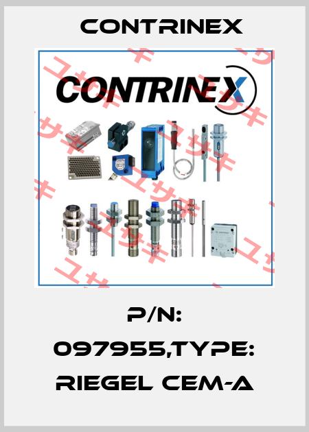 P/N: 097955,Type: RIEGEL CEM-A Contrinex