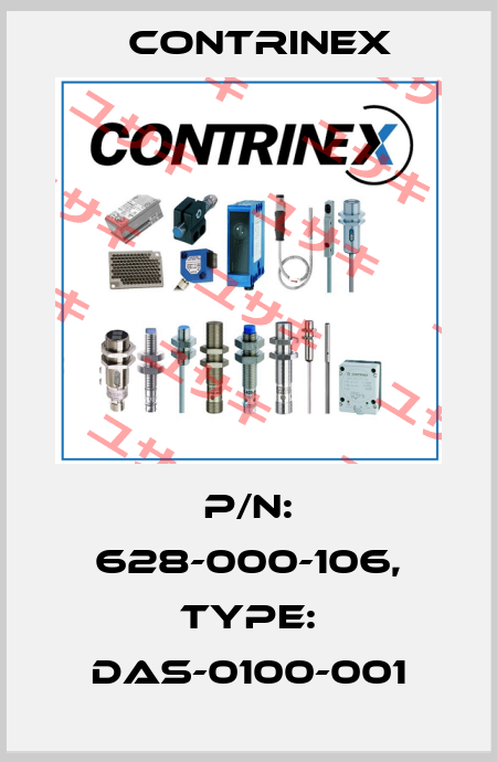 p/n: 628-000-106, Type: DAS-0100-001 Contrinex