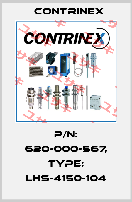 p/n: 620-000-567, Type: LHS-4150-104 Contrinex