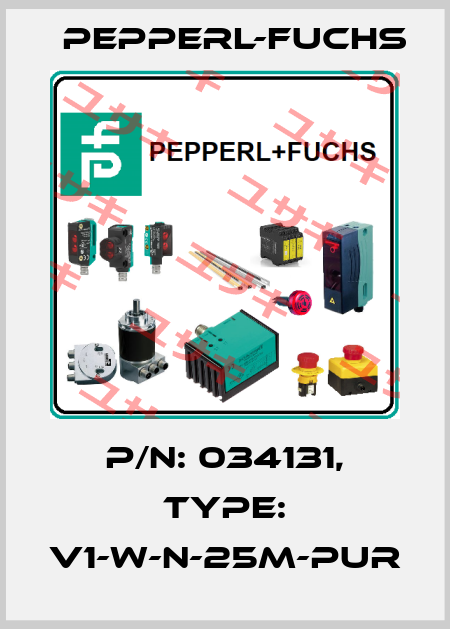 p/n: 034131, Type: V1-W-N-25M-PUR Pepperl-Fuchs