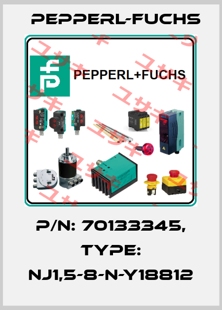 p/n: 70133345, Type: NJ1,5-8-N-Y18812 Pepperl-Fuchs
