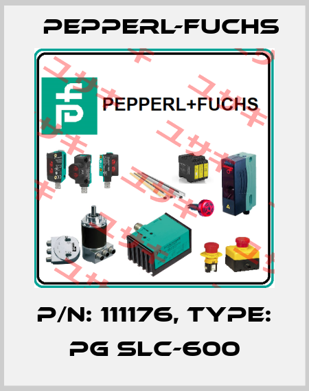 p/n: 111176, Type: PG SLC-600 Pepperl-Fuchs