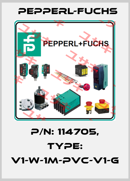p/n: 114705, Type: V1-W-1M-PVC-V1-G Pepperl-Fuchs