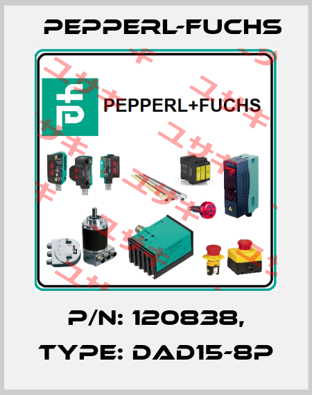 p/n: 120838, Type: DAD15-8P Pepperl-Fuchs