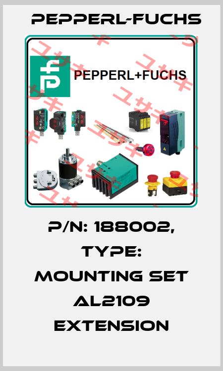 p/n: 188002, Type: Mounting Set AL2109 extension Pepperl-Fuchs