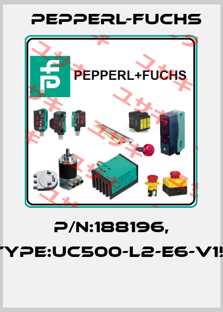P/N:188196, Type:UC500-L2-E6-V15  Pepperl-Fuchs