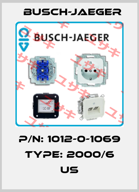 P/N: 1012-0-1069 Type: 2000/6 US Busch-Jaeger