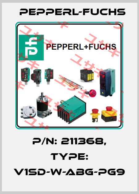 p/n: 211368, Type: V1SD-W-ABG-PG9 Pepperl-Fuchs