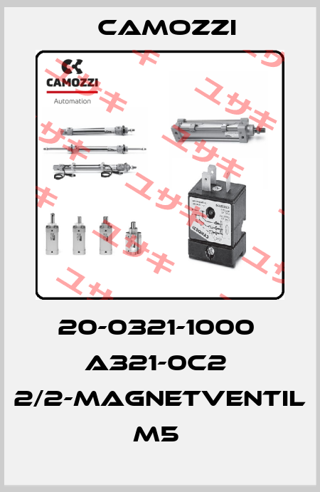 20-0321-1000  A321-0C2  2/2-MAGNETVENTIL M5  Camozzi