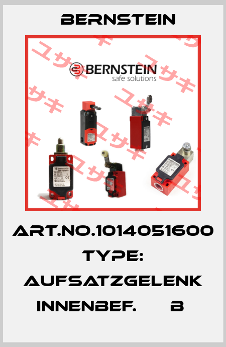 Art.No.1014051600 Type: AUFSATZGELENK INNENBEF.      B  Bernstein