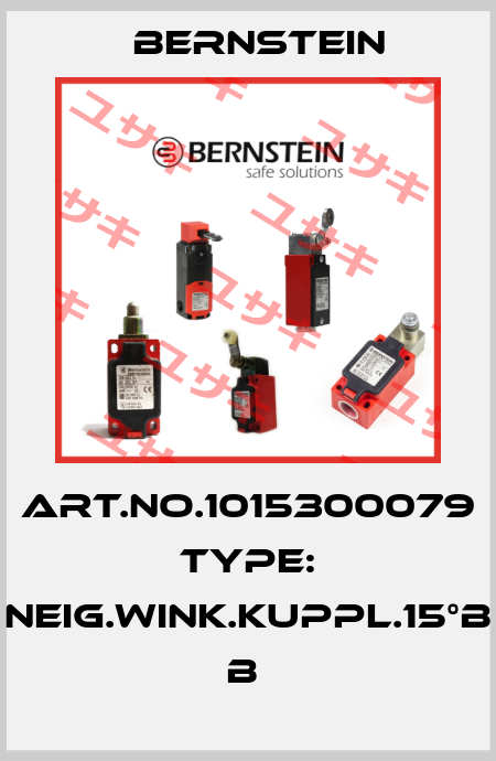 Art.No.1015300079 Type: NEIG.WINK.KUPPL.15°B         B  Bernstein