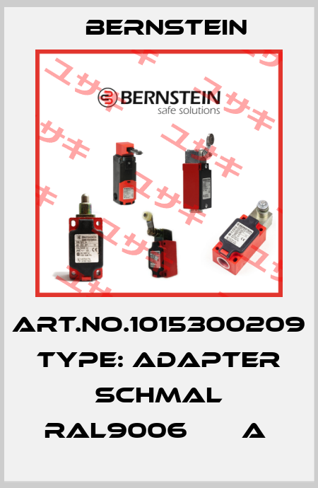 Art.No.1015300209 Type: ADAPTER SCHMAL RAL9006       A  Bernstein