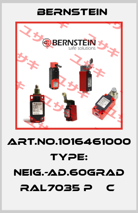 Art.No.1016461000 Type: NEIG.-AD.60GRAD RAL7035 P    C  Bernstein
