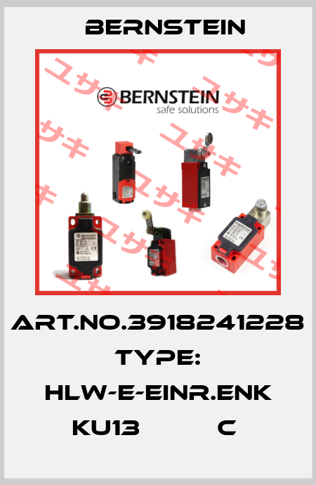 Art.No.3918241228 Type: HLW-E-EINR.ENK KU13          C  Bernstein