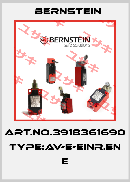 Art.No.3918361690 Type:AV-E-EINR.EN E Bernstein