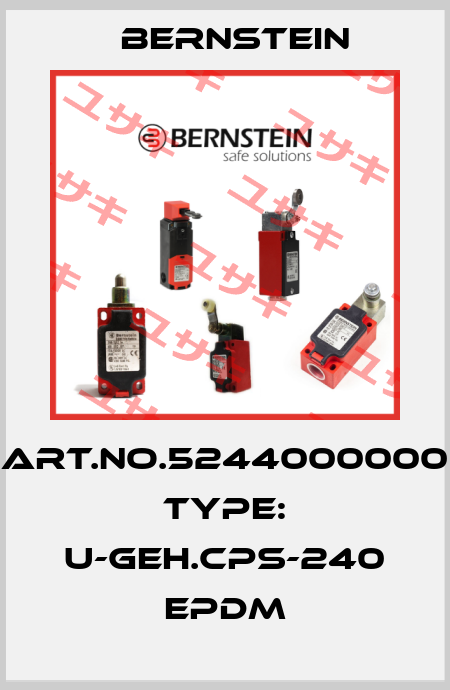 Art.No.5244000000 Type: U-GEH.CPS-240 EPDM Bernstein
