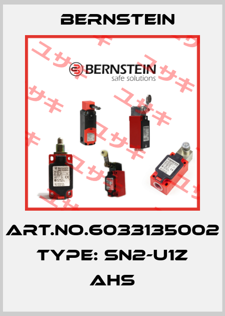 Art.No.6033135002 Type: SN2-U1Z AHS Bernstein