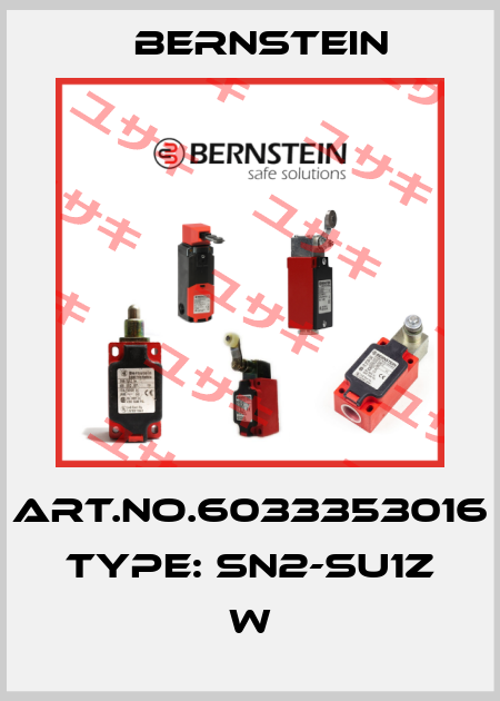 Art.No.6033353016 Type: SN2-SU1Z W Bernstein
