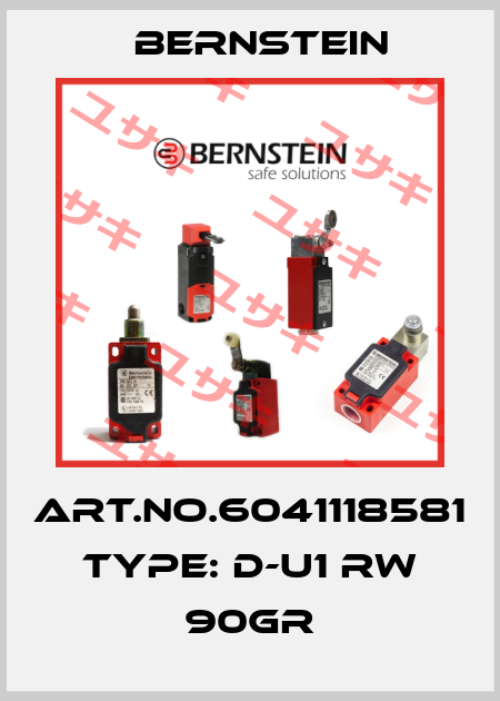 Art.No.6041118581 Type: D-U1 RW 90GR Bernstein