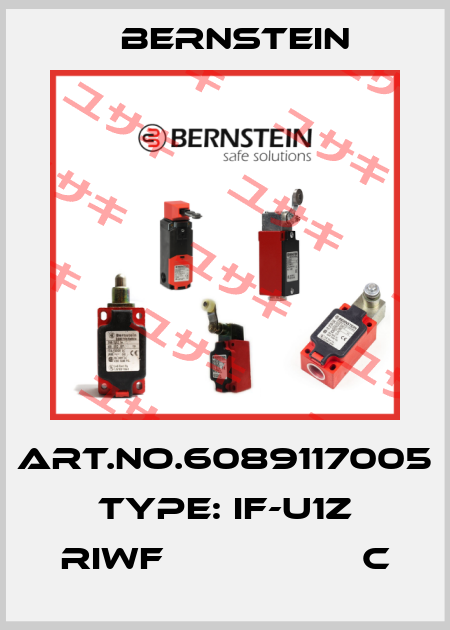 Art.No.6089117005 Type: IF-U1Z RIWF                  C Bernstein