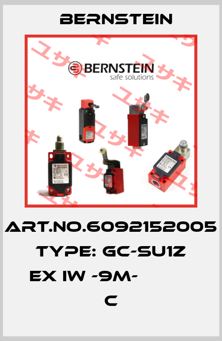 Art.No.6092152005 Type: GC-SU1Z EX IW -9M-           C Bernstein