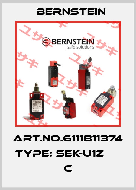 Art.No.6111811374 Type: SEK-U1Z                      C Bernstein
