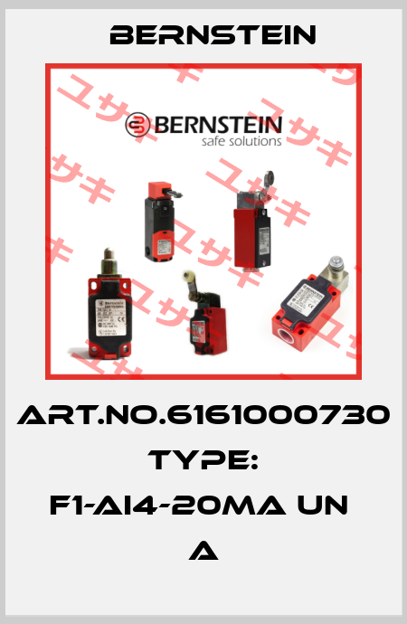 Art.No.6161000730 Type: F1-AI4-20mA UN               A Bernstein