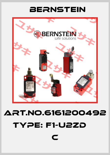 Art.No.6161200492 Type: F1-U2ZD                      C Bernstein