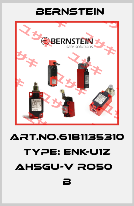 Art.No.6181135310 Type: ENK-U1Z AHSGU-V RO50         B Bernstein