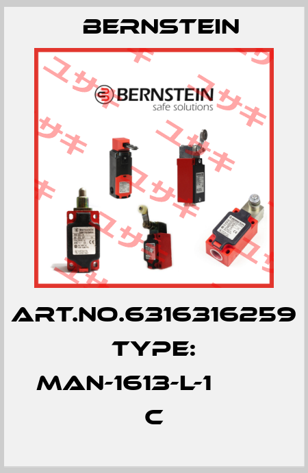 Art.No.6316316259 Type: MAN-1613-L-1                 C Bernstein