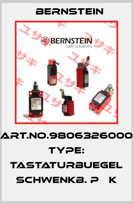 Art.No.9806326000 Type: TASTATURBUEGEL SCHWENKB. P   K Bernstein